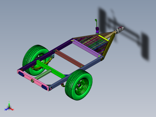 摩托小型车辆用拖车