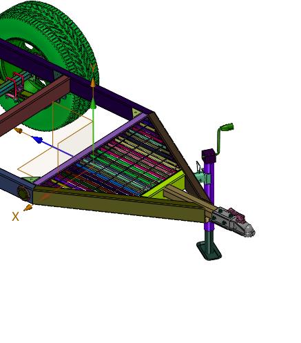 摩托小型车辆用拖车