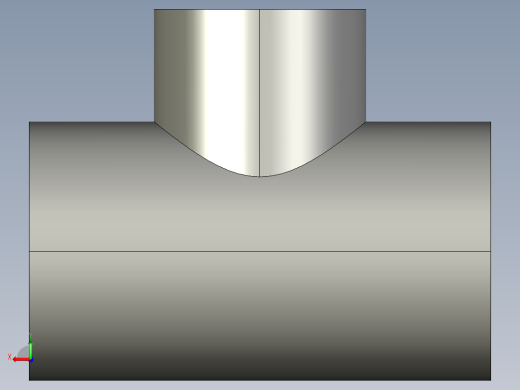 船舶管路系统SeaCor_Molded_ReducingTee_SxSxS_37J101251_2in x 1.5in后视缩略图