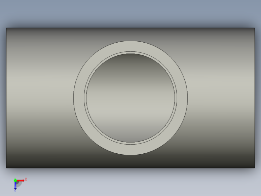 船舶管路系统SeaCor_Molded_ReducingTee_SxSxS_37J101251_2in x 1.5in俯视缩略图