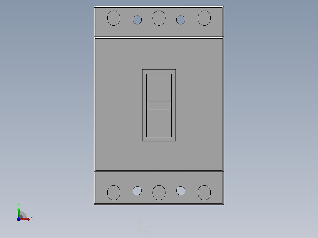NSX100F-3P 施耐德塑壳前视图