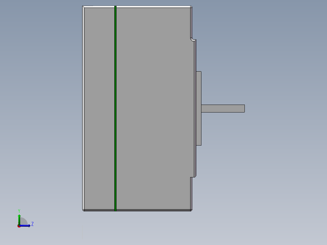 NSX100F-3P 施耐德塑壳左视图