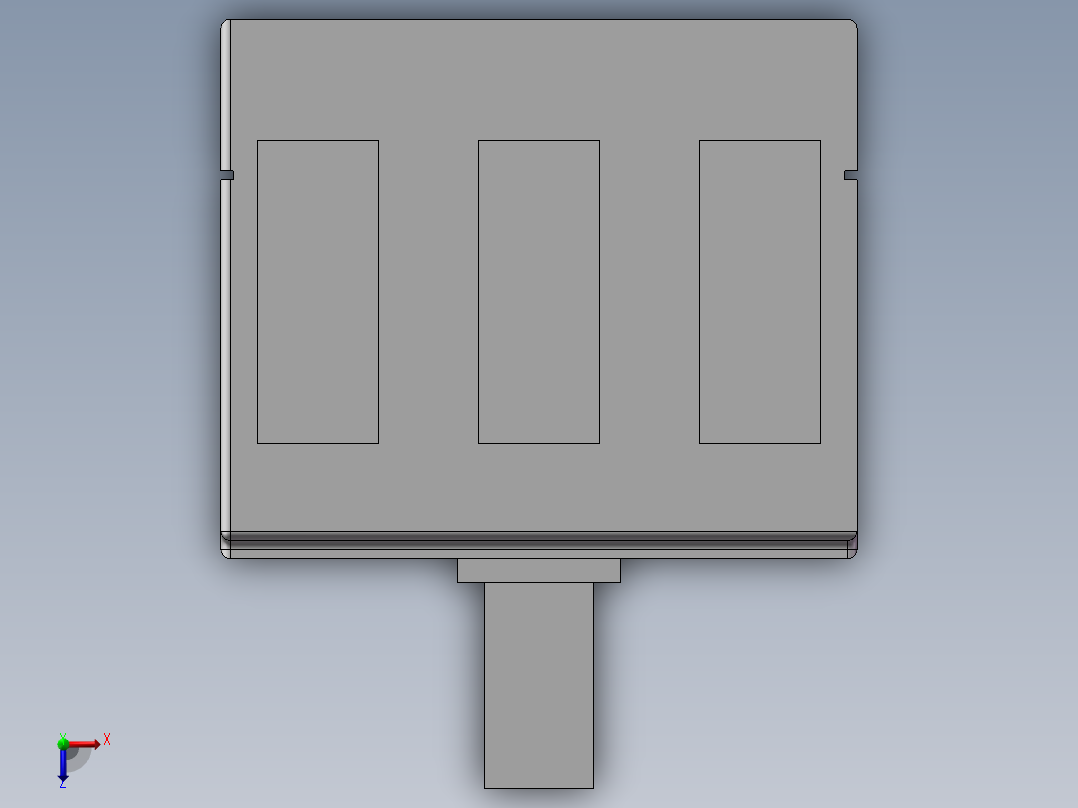 NSX100F-3P 施耐德塑壳俯视图