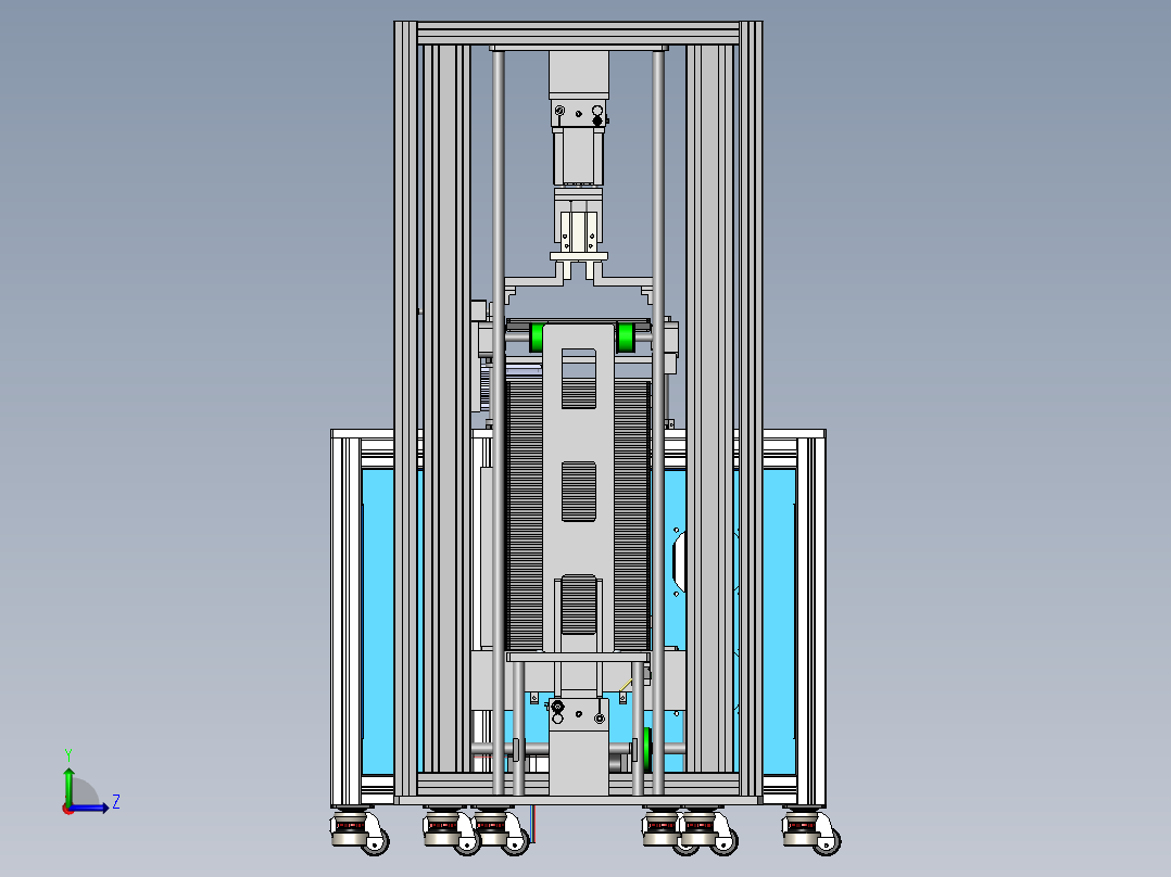 竖直提升线sw19可编辑左视图