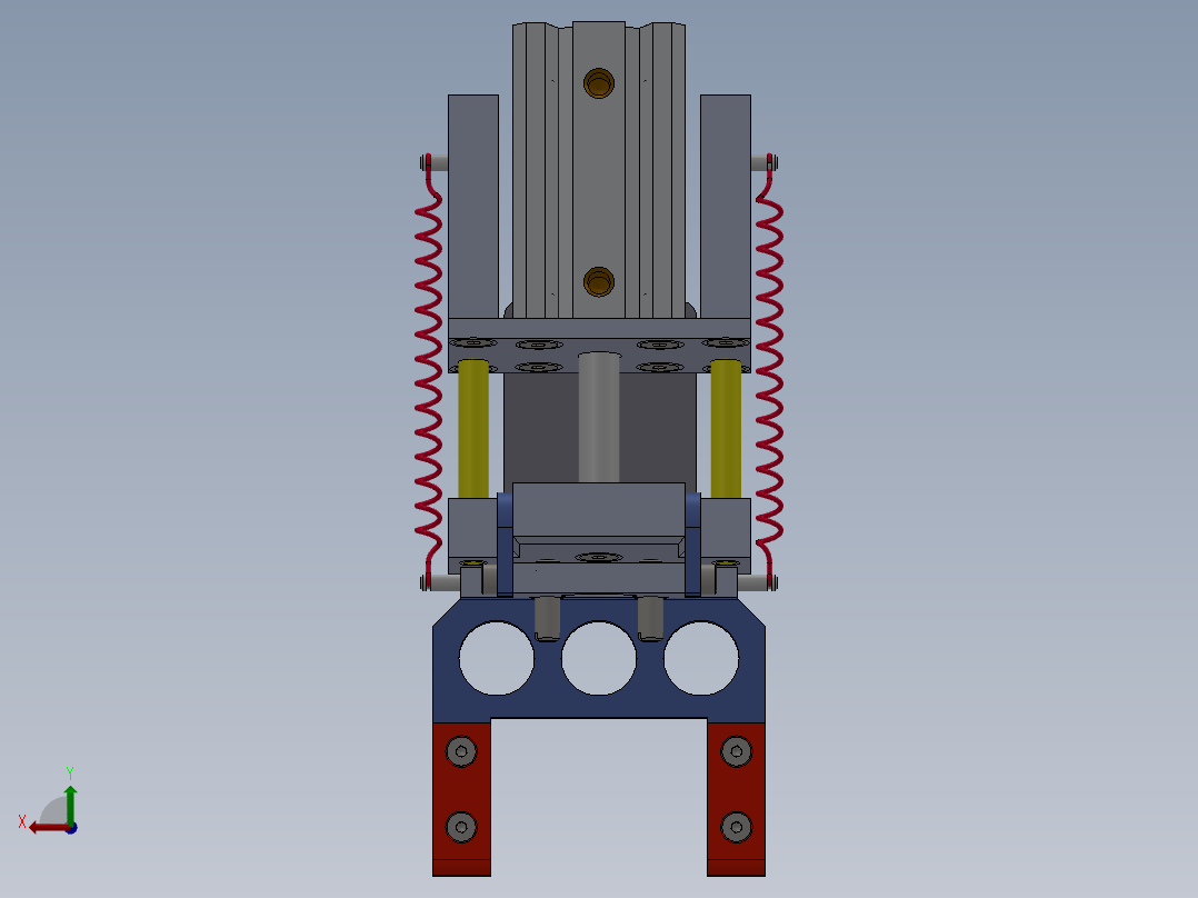 智能型手爪（抓取器）（需要特征识别）后视图