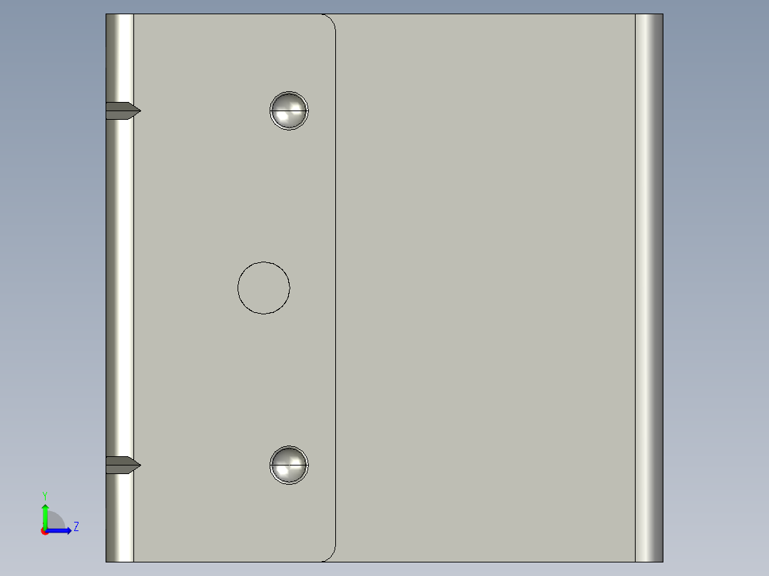 流利条定位器60BS-低接头1左视图