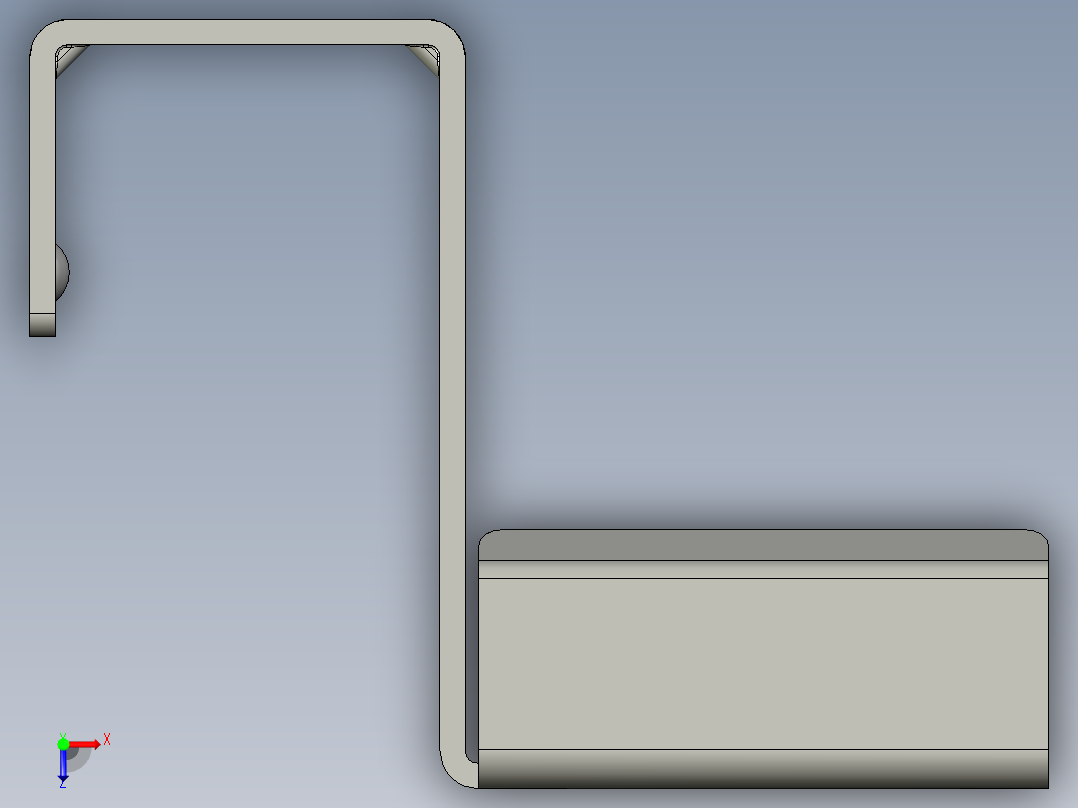 流利条定位器60BS-低接头1俯视图