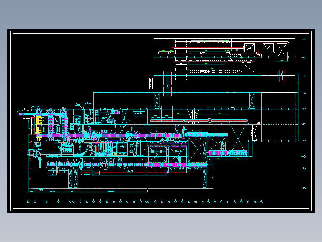 中厚板工艺平面布置图