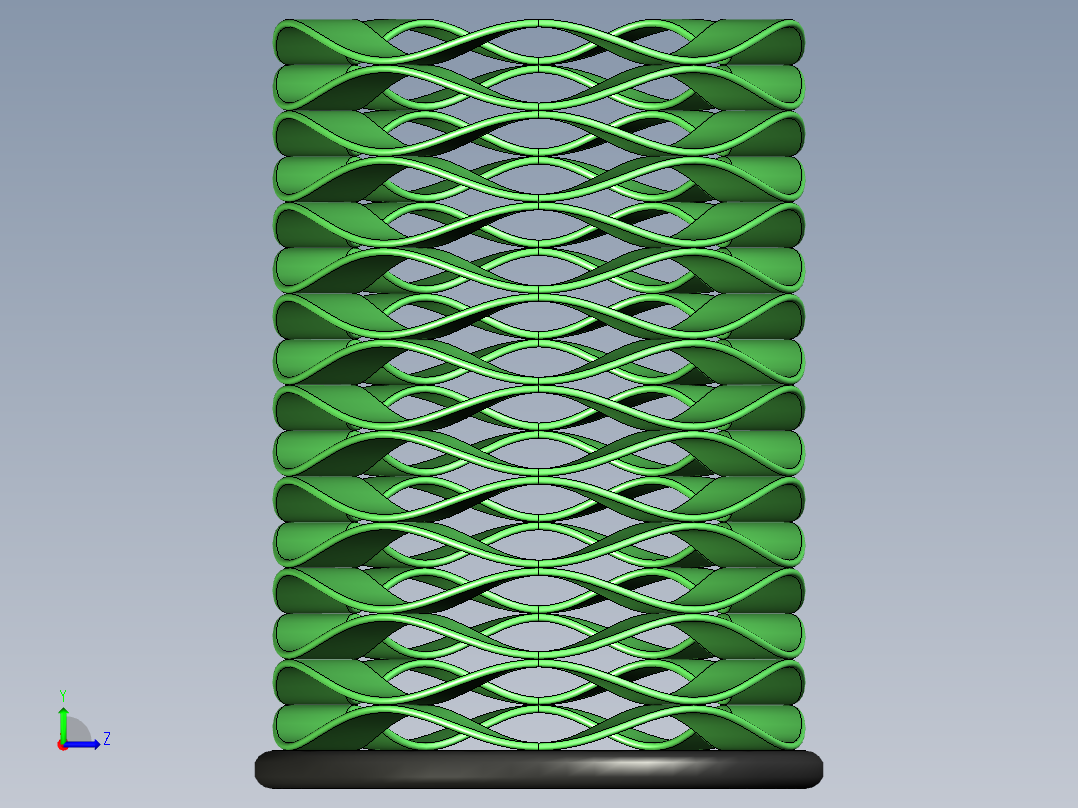 波形弹簧垫圈左视图