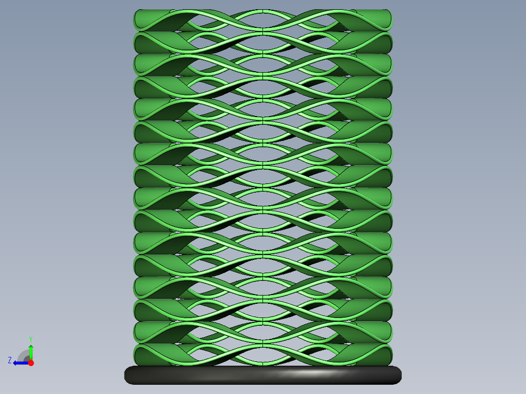 波形弹簧垫圈右视图