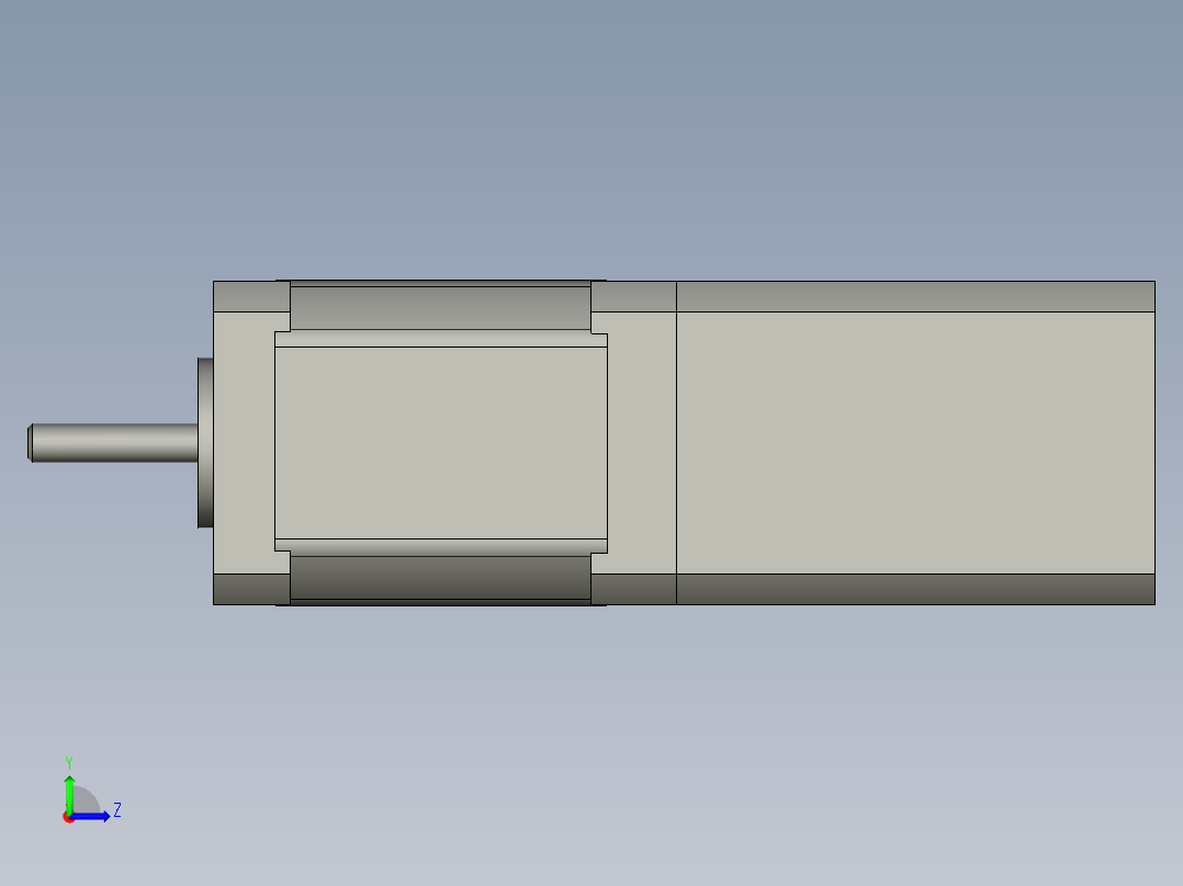 TC42-08-BZ-闭环步进-带刹车-竖鸣联合左视图