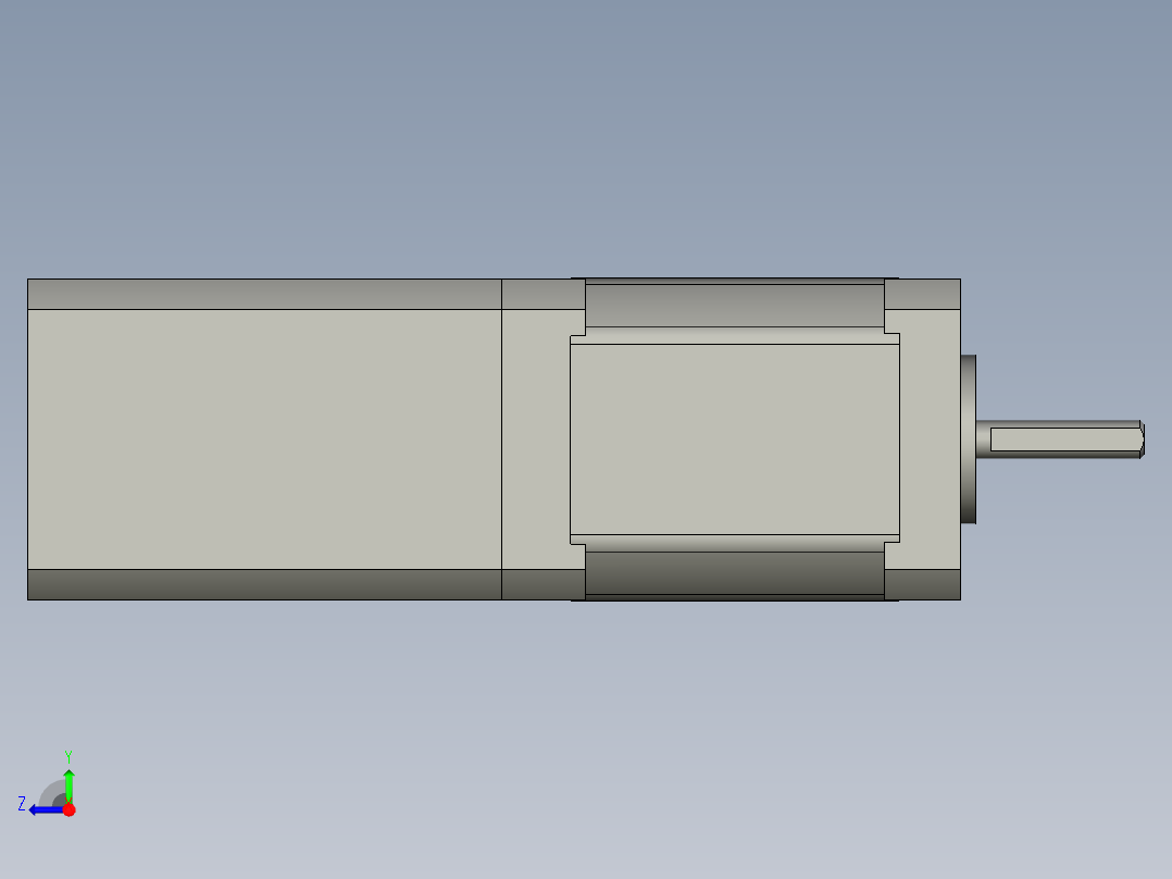 TC42-08-BZ-闭环步进-带刹车-竖鸣联合右视图