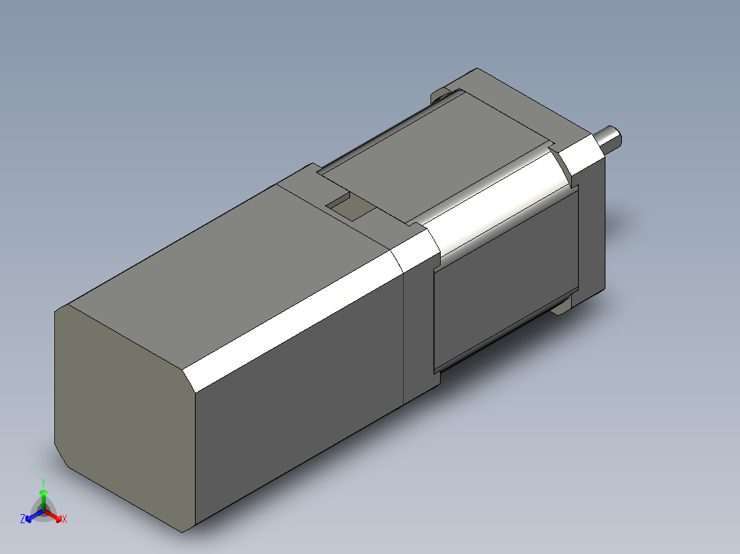 TC42-08-BZ-闭环步进-带刹车-竖鸣联合正等轴测图