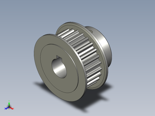 同步轮S5M26齿14孔
