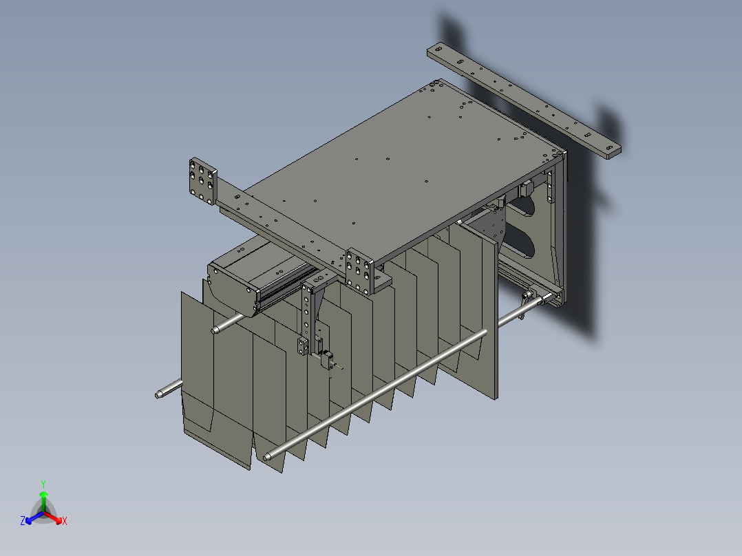 纸盒来料主视图