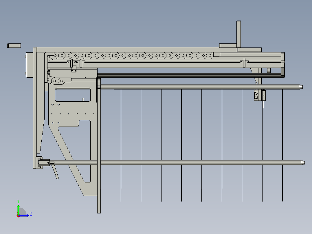 纸盒来料左视图