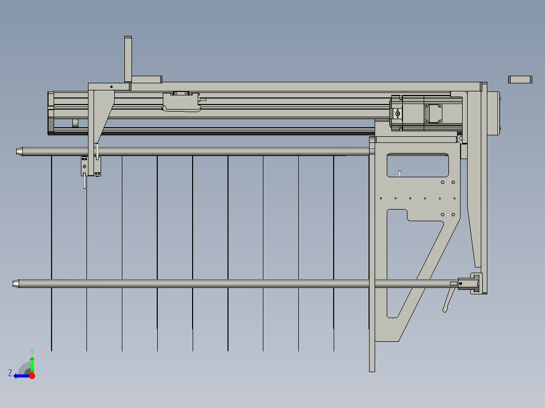 纸盒来料右视图