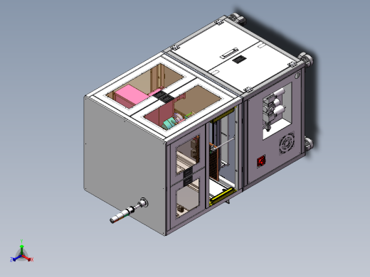 摆盘机正等轴测缩略图