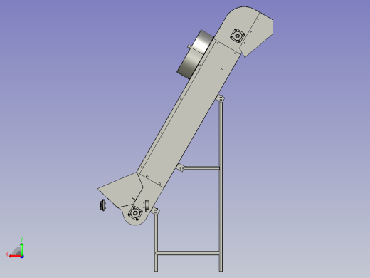 马铃薯进料输送提升机后视缩略图