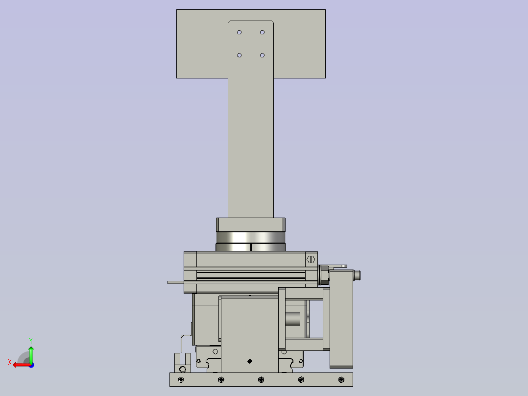 DBCQJ02-接料旋转装置后视图
