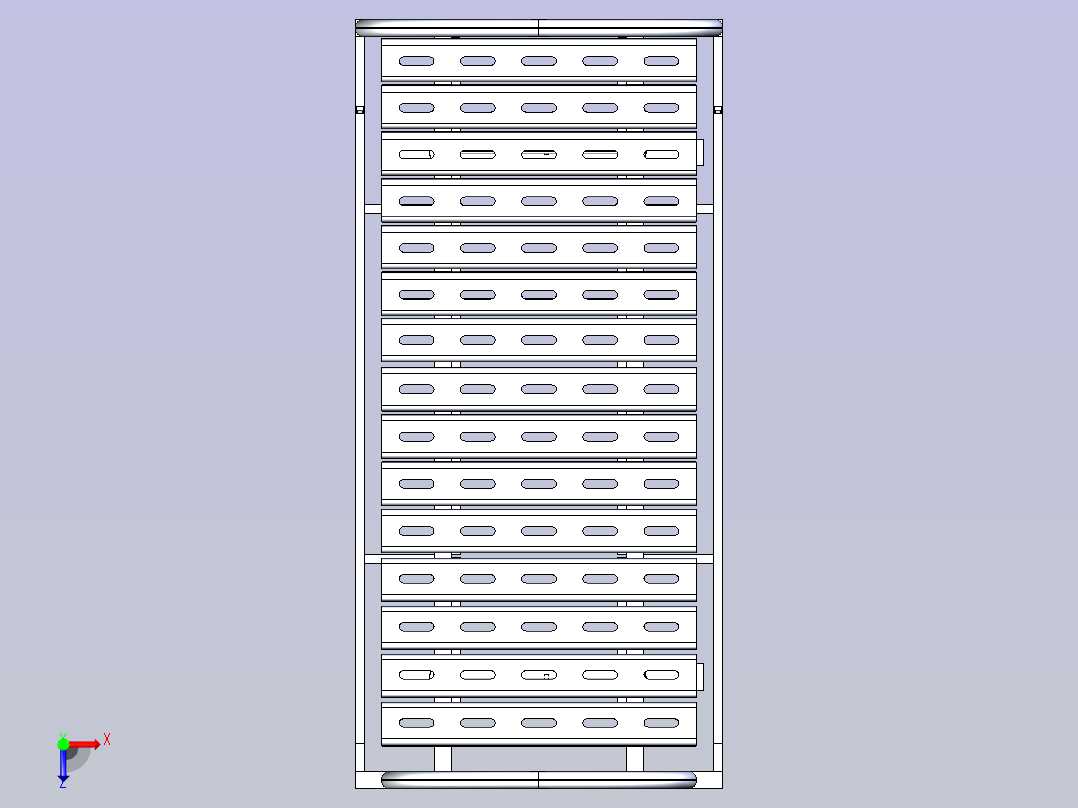 医院智能病床简易3D模型俯视图