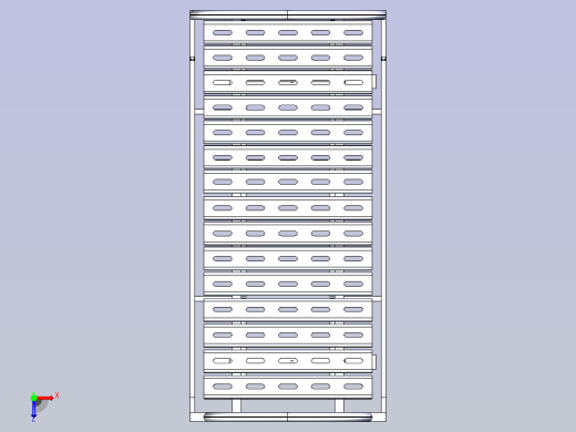 医院智能病床简易3D模型俯视缩略图