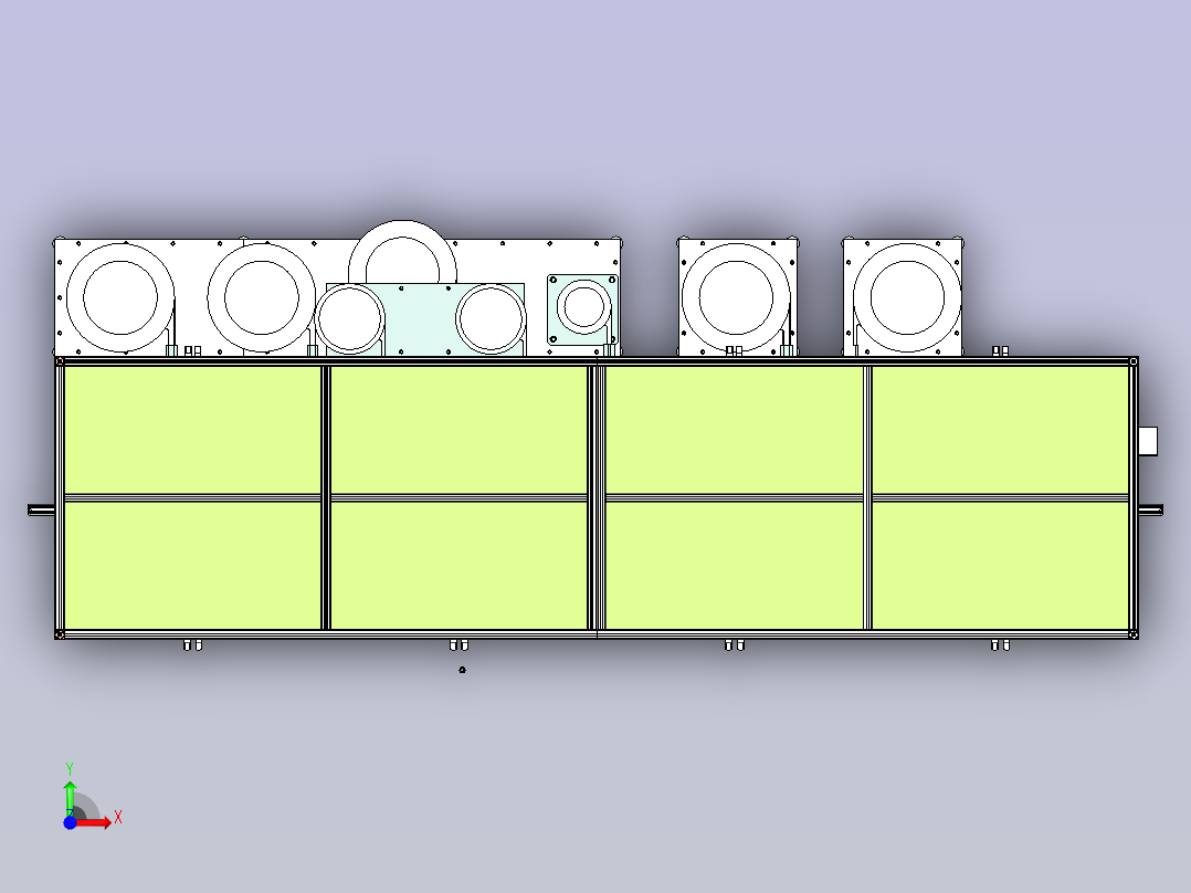 电子制动器产品自动装配生产线957025前视图
