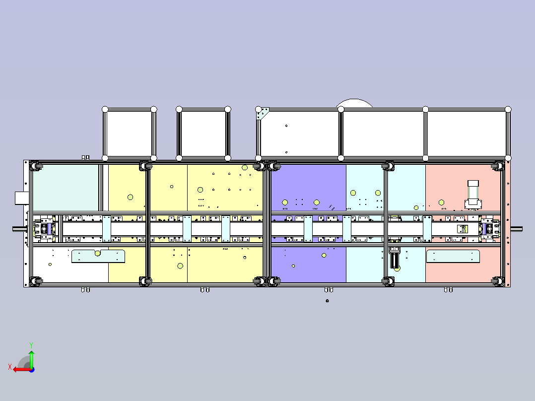 电子制动器产品自动装配生产线957025后视图