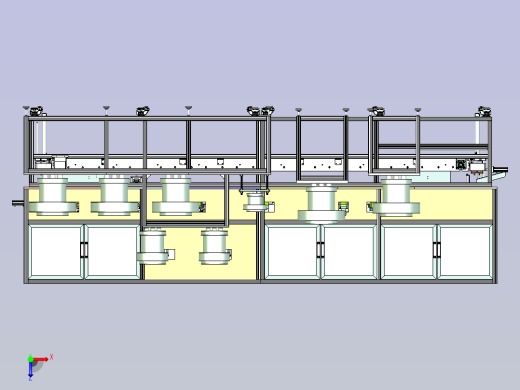 电子制动器产品自动装配生产线957025俯视缩略图
