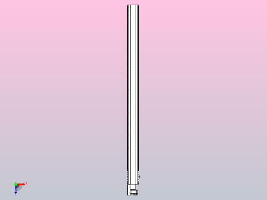 皮带直线轴半封闭可选导轨TPA-HNB-202D-140-L2800-ML-C-P75-N3俯视缩略图