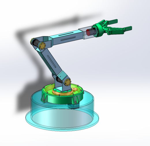 四自由度关节式码垛机器人（SW+CAD）缩略图