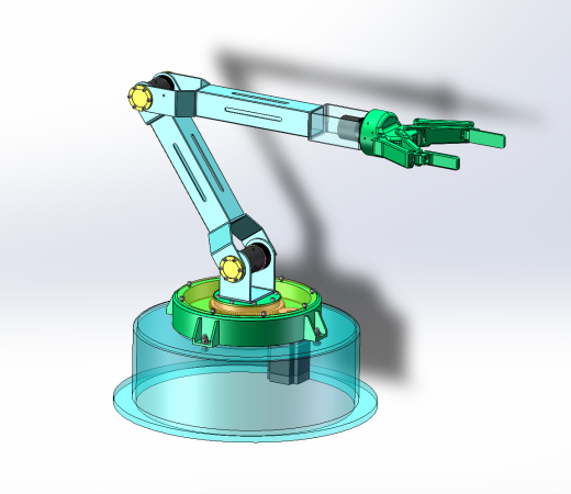 四自由度关节式码垛机器人（SW+CAD）缩略图