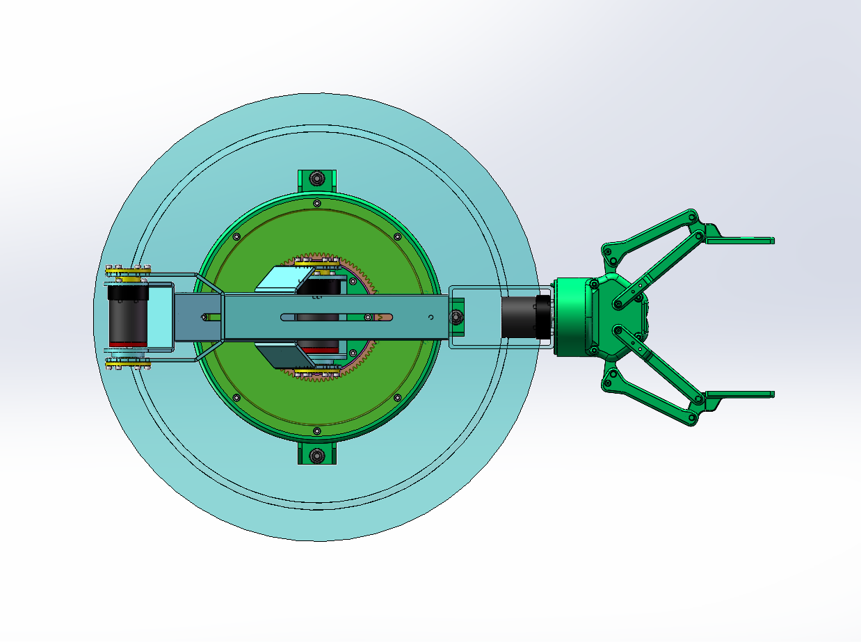四自由度关节式码垛机器人（SW+CAD）