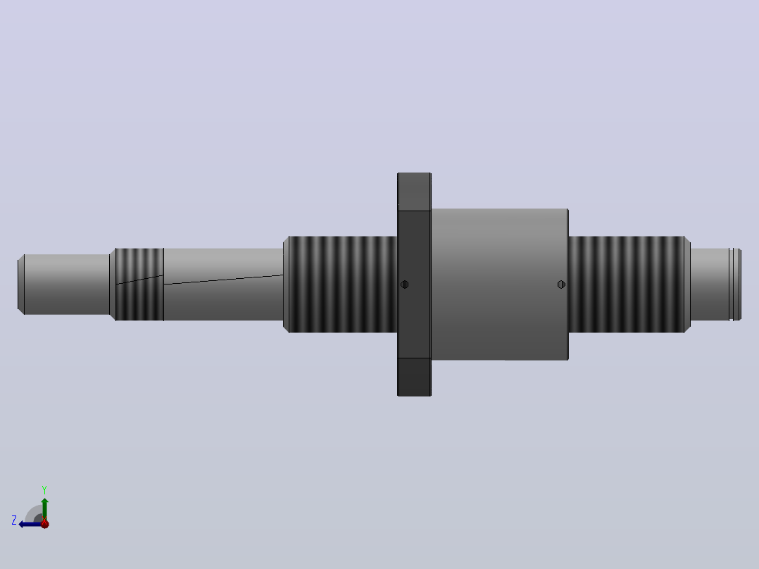 杰斯特滚珠丝杆SFNU╱SFU系列[SFUR4010-3]右视图