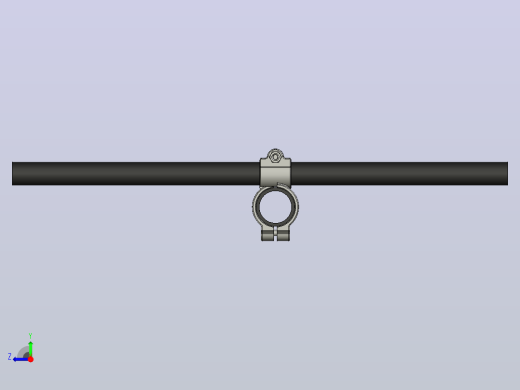 15mm х 25mm交叉固定管支架右视缩略图