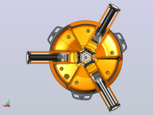 ABB机械手  IRB 360 FlexPicker 机器人3D模型后视缩略图
