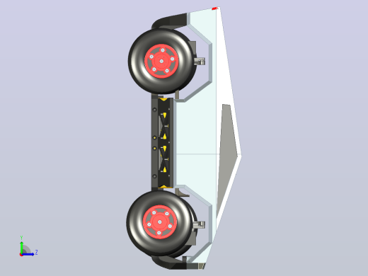 赛博朋克玩具车模型左视缩略图