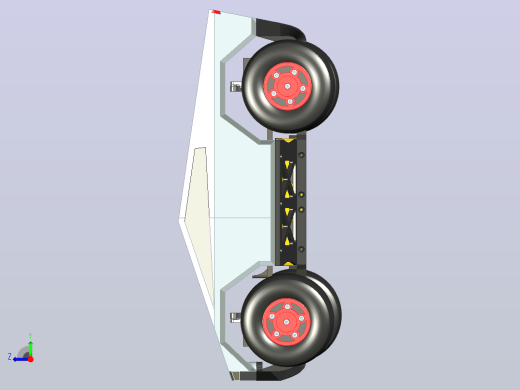 赛博朋克玩具车模型右视缩略图