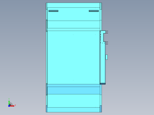 车库停车台板前视缩略图