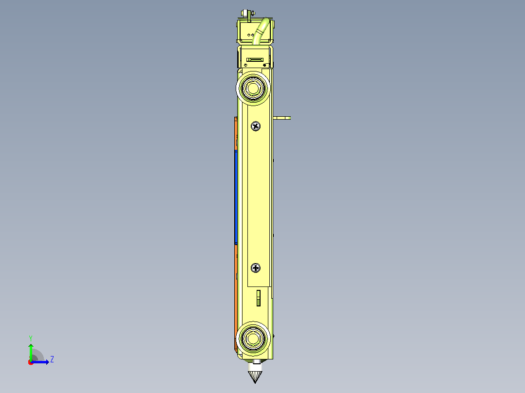 ABB VD4型断路器的抽出式底盘左视图