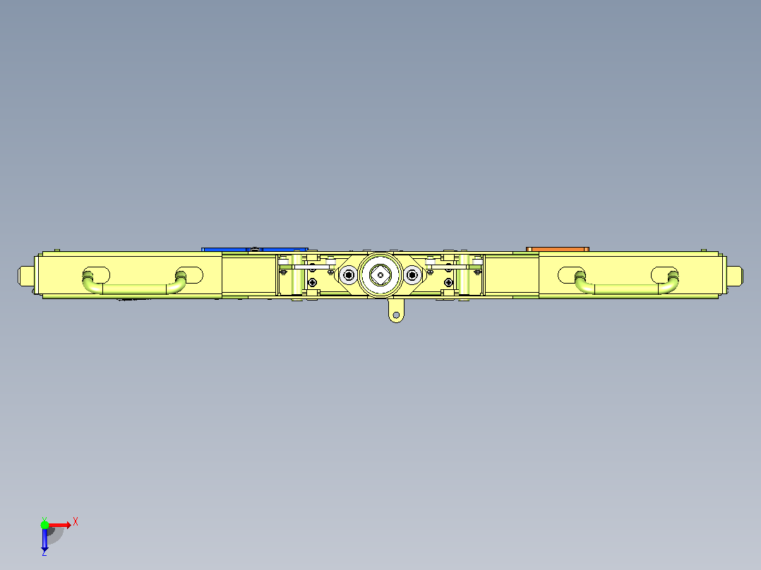 ABB VD4型断路器的抽出式底盘俯视图