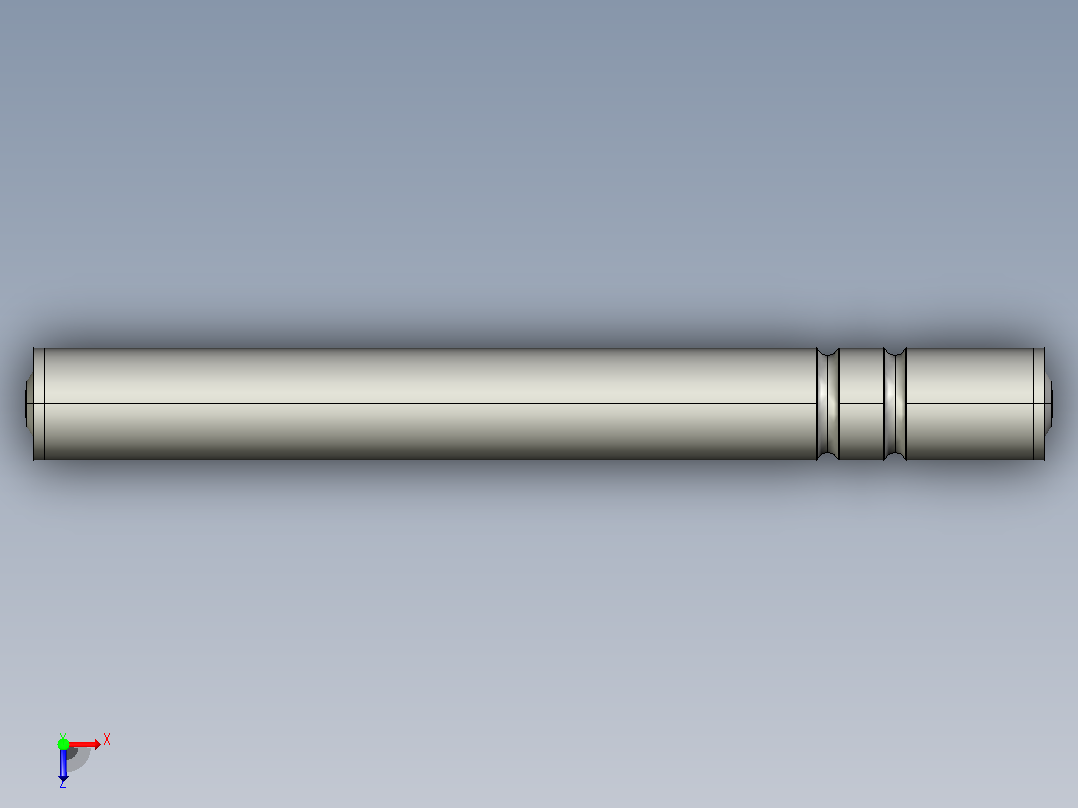 FO2-D50X1.5T-AGL457-RL450-C1塑料双槽O带输送滚筒俯视图