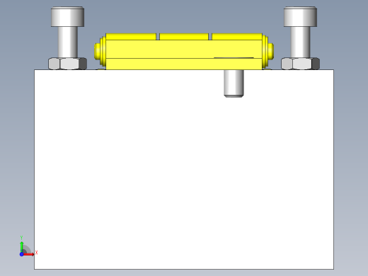 防止多个垫片偏移的滚轮机构前视缩略图