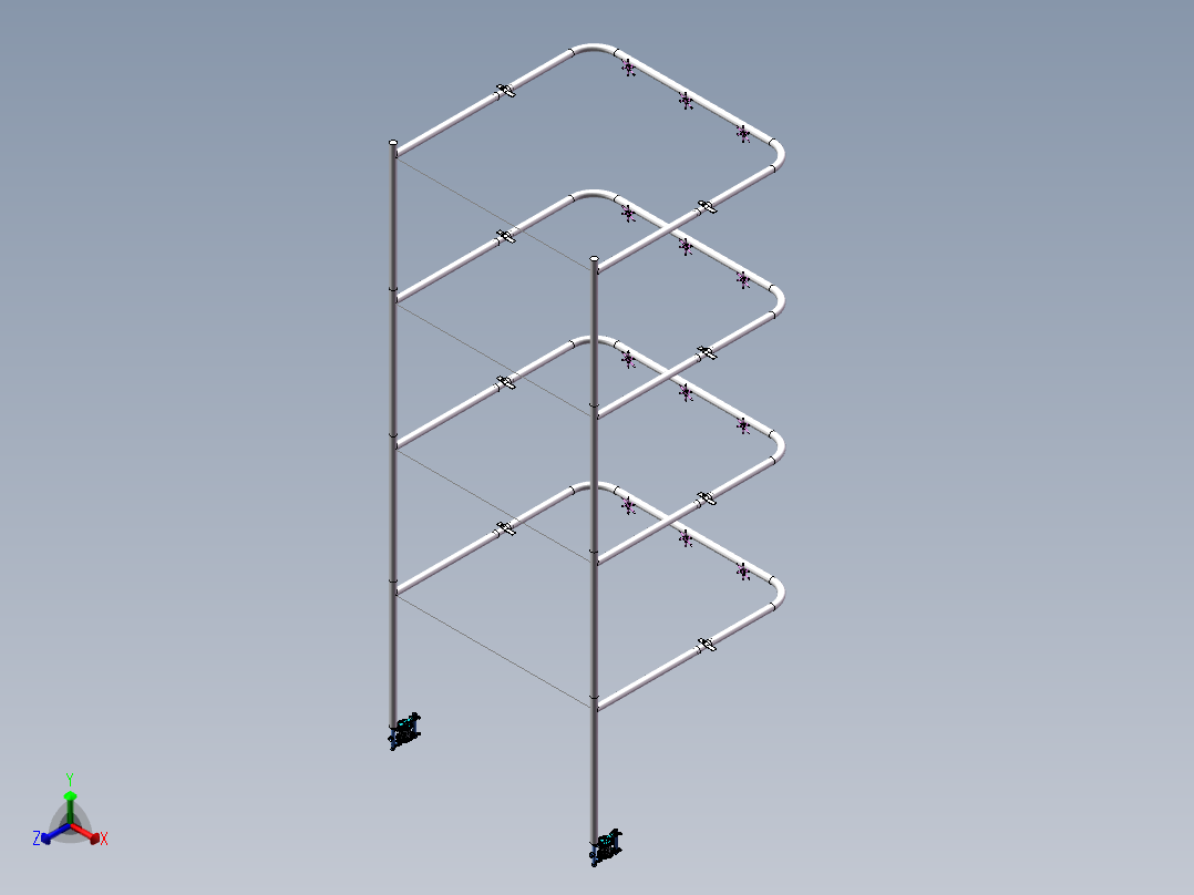 汽车淋雨试验装置设计(sw12+说明书)正等轴测图