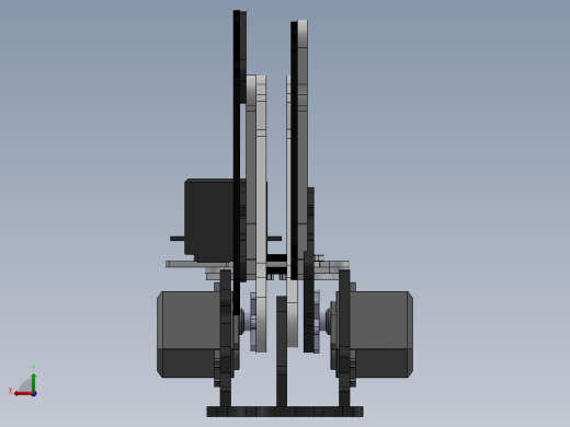 Acrylic机械臂3D图纸 Solidworks设计后视缩略图