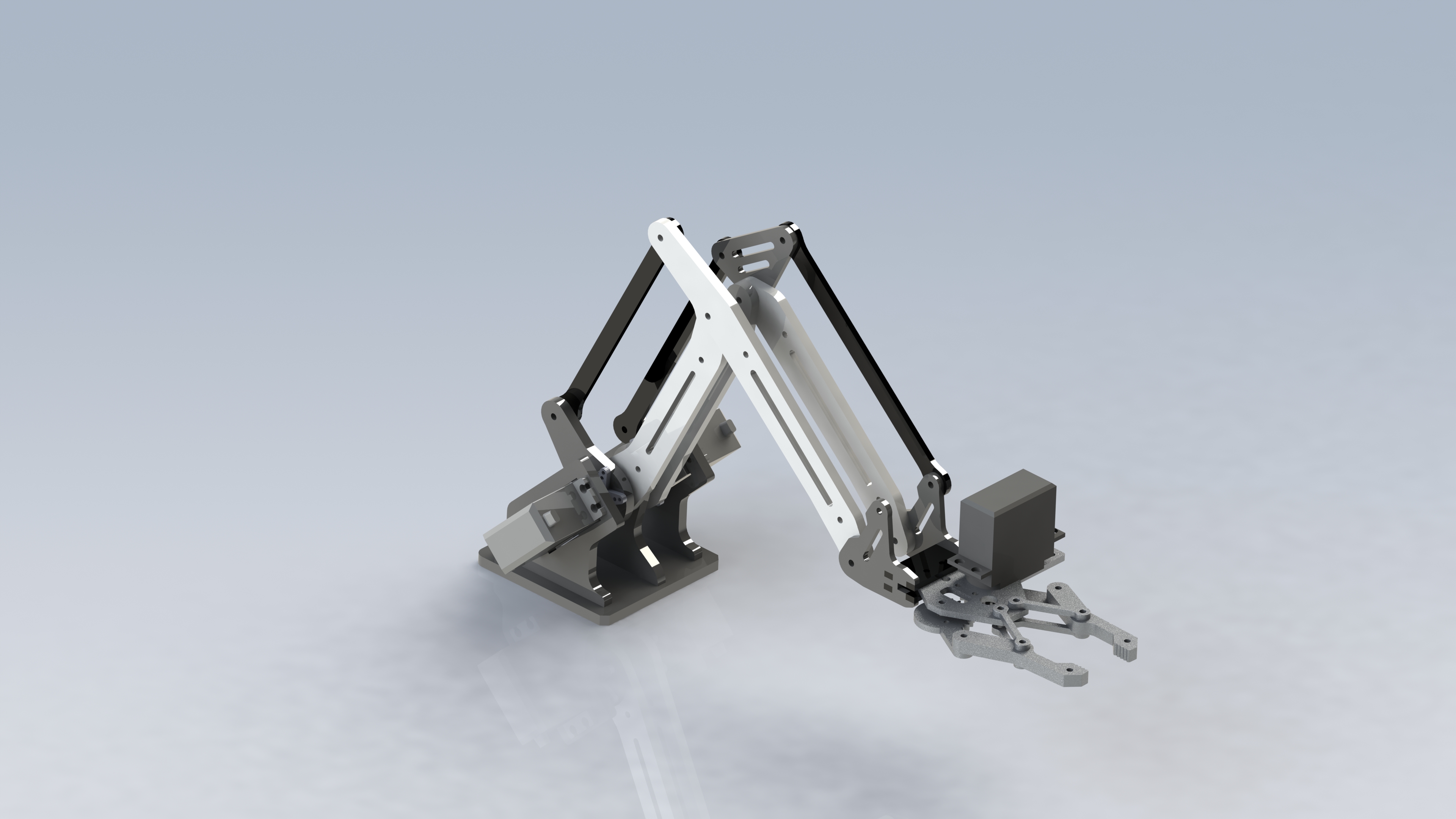 Acrylic机械臂3D图纸 Solidworks设计