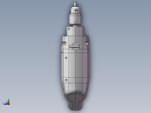电钻内部详细 3D图纸 机械设备 3D模型设计素材右视缩略图