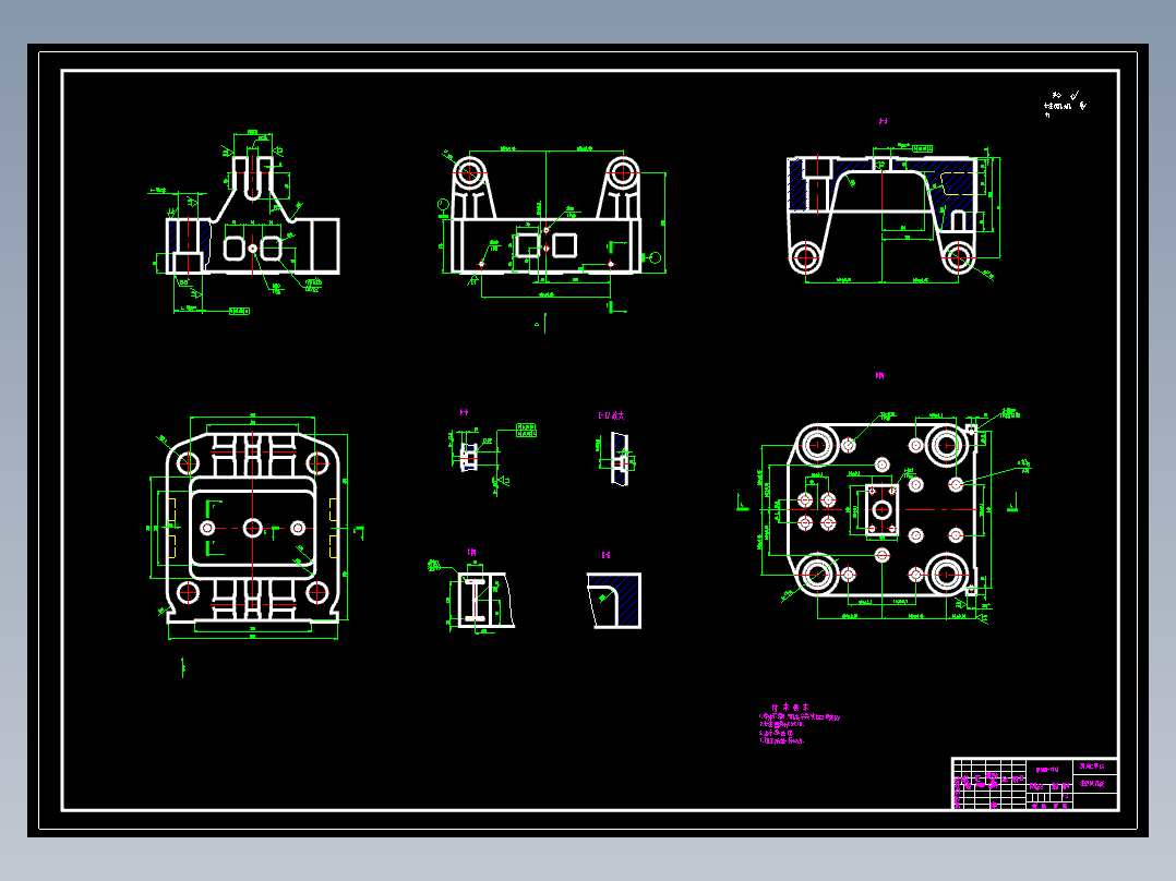 注塑机尾板机械加工工艺规程及夹具设计