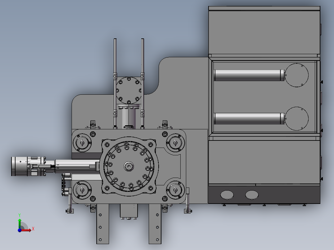 B03-橡胶成型机（注胶机）前视图