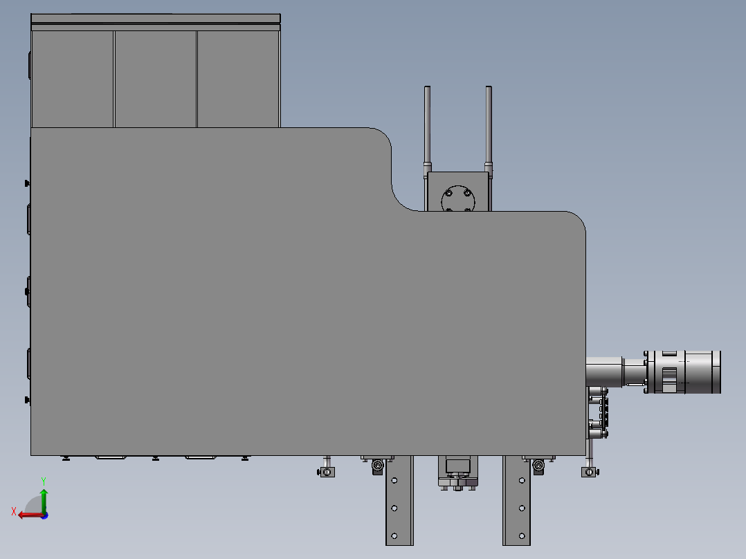 B03-橡胶成型机（注胶机）后视图